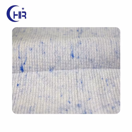 Textile en tissu non tissé Spunlace 40GSM pour lingettes humides et couches pour bébés